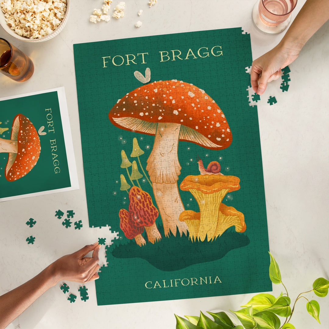 Fort Bragg, California, Mushroom Cluster, Jigsaw Puzzle