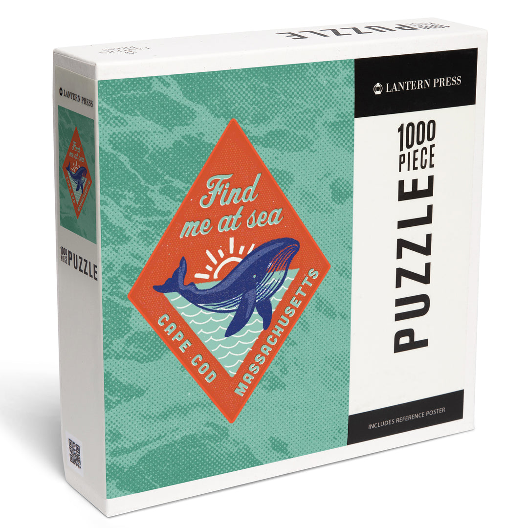 Cape Cod, Massachusetts, Dockside Series, Whale, 1000 Piece Jigsaw Puzzle