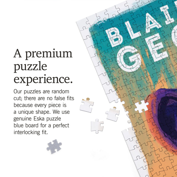 Blairsville, Georgia, Vivid, Black Bear, Jigsaw Puzzle