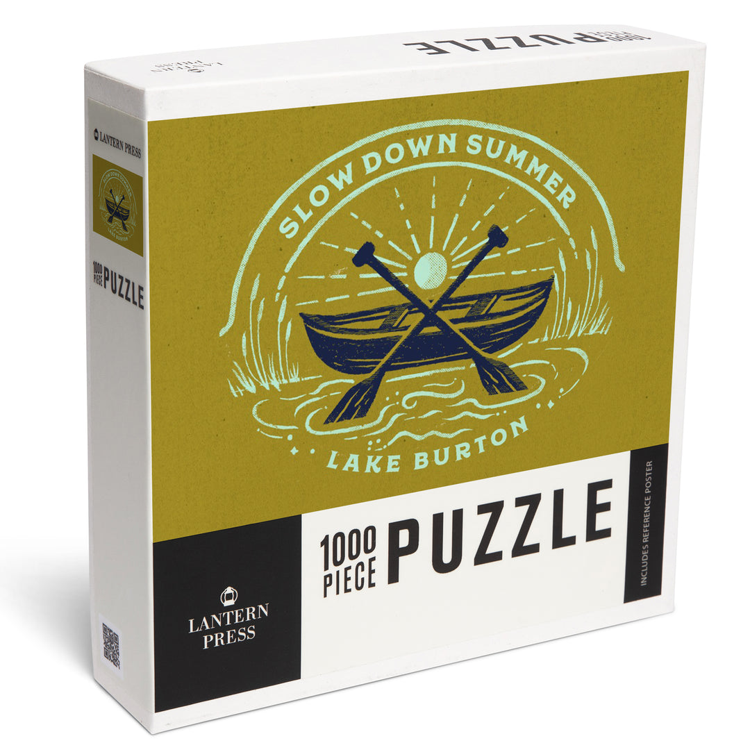 Lake Burton, Georgia, Lake Life Series, Slow Down Summer, 1000 Piece Jigsaw Puzzle