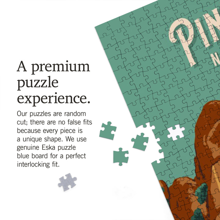 Pinnacles National Park, California, Painterly National Park Series, Jigsaw Puzzle