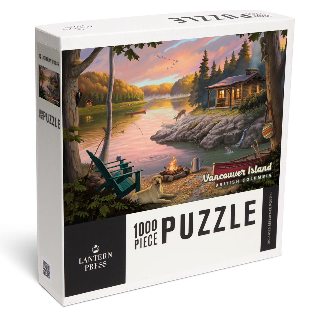 Vancouver Island, British Columbia, Canada, Lake Living, Jigsaw Puzzle