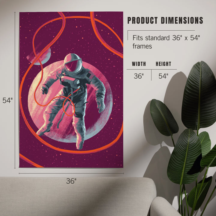 Because, Science Collection, Floating Astronaut, Art & Giclee Prints