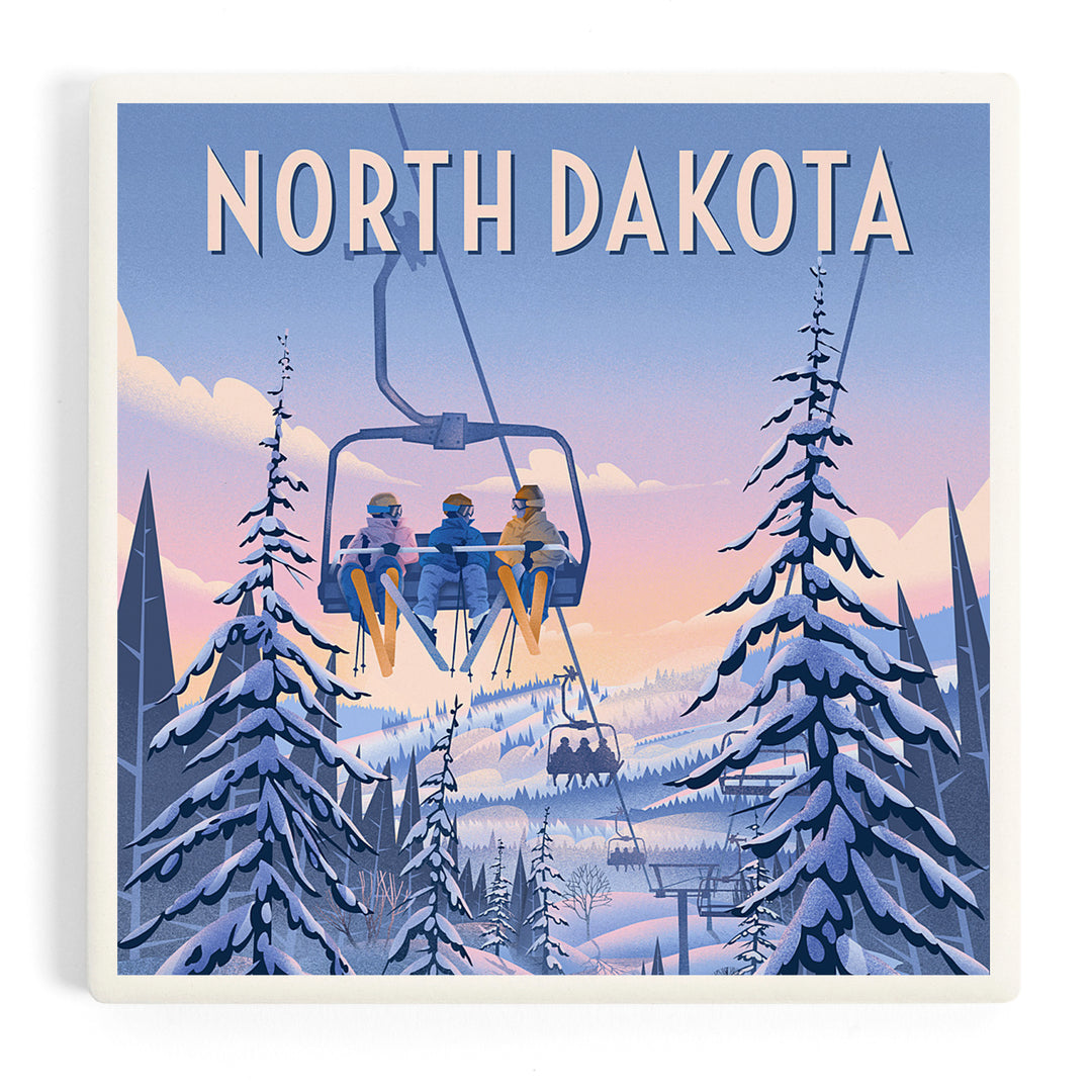 North Dakota, Chill on the Uphill, Ski Lift, Coasters