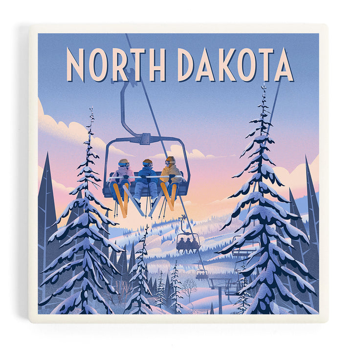 North Dakota, Chill on the Uphill, Ski Lift, Coasters