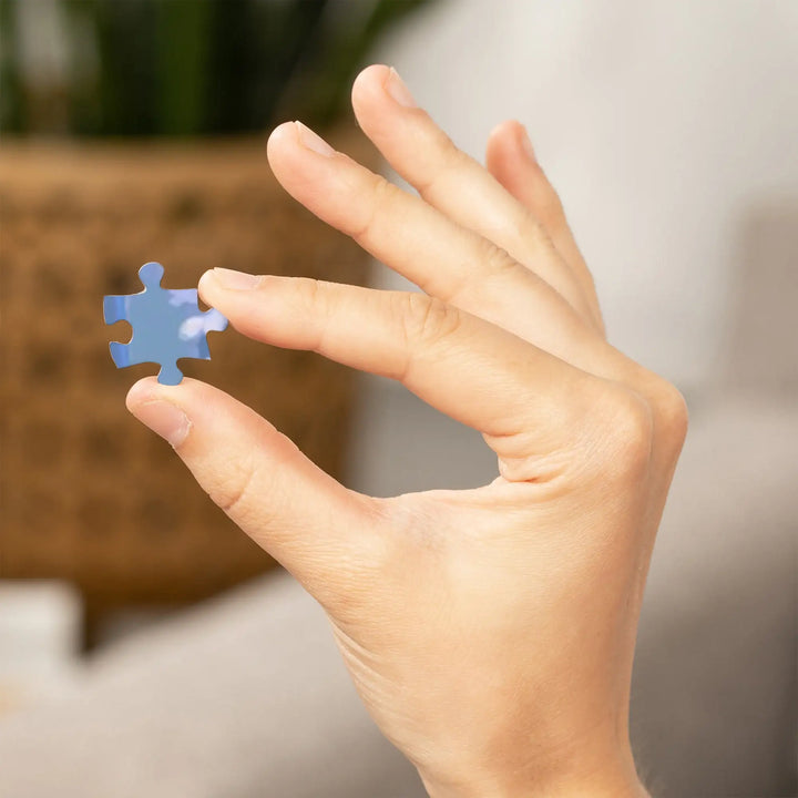 Breckenridge, Colorado, Oil Painting, Skiers, Jigsaw Puzzle