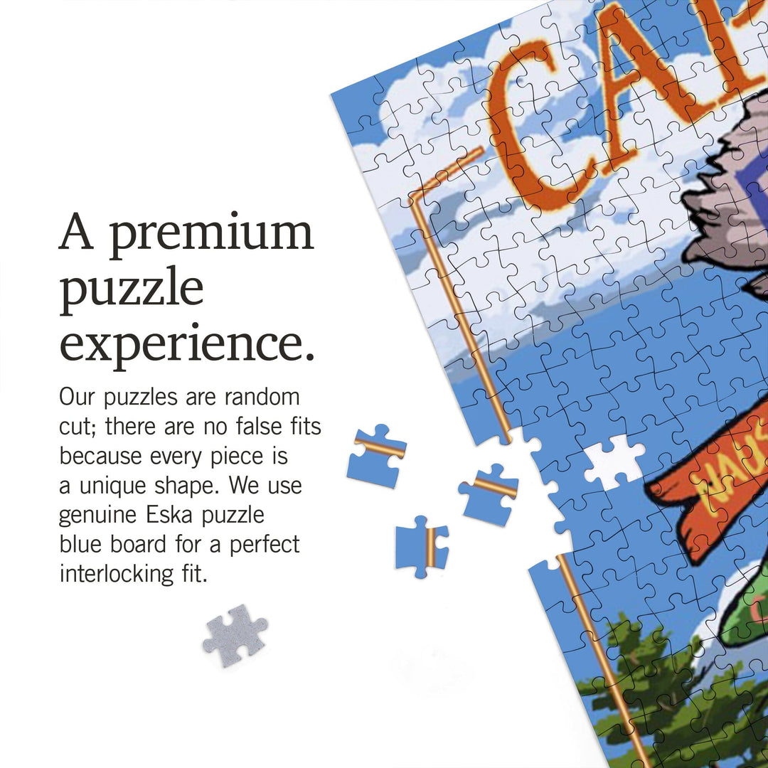 Eastham, Massachusetts Cape Cod, Destinations Sign (Version 2), Jigsaw Puzzle Puzzle Lantern Press 