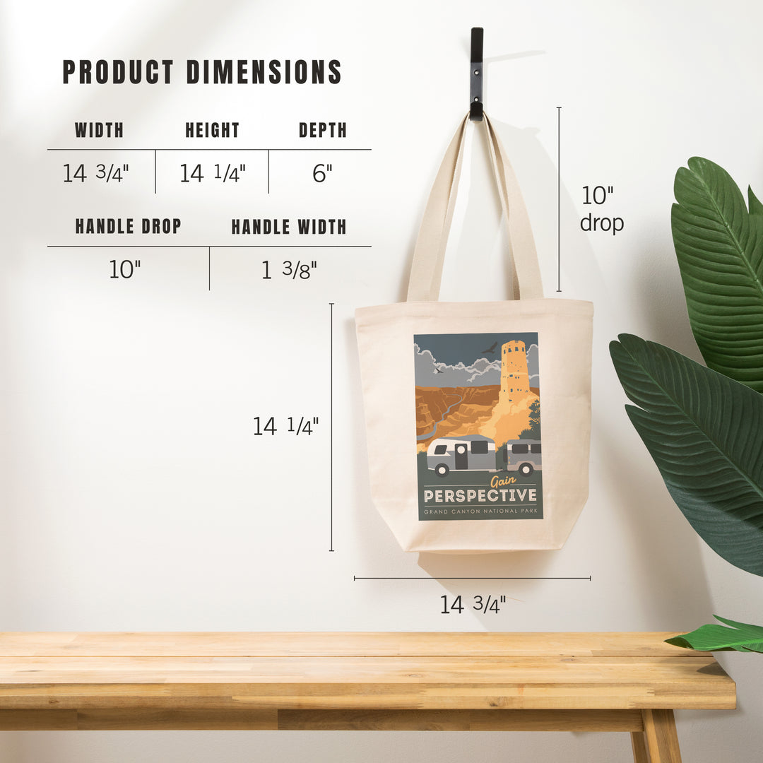 Grand Canyon National Park, Gain Perspective, Tote Bag