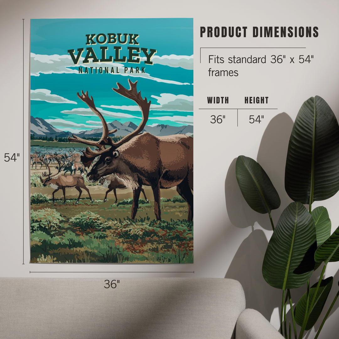 Kobuk Valley National Park, Alaska, Painterly National Park Series, Art & Giclee Prints