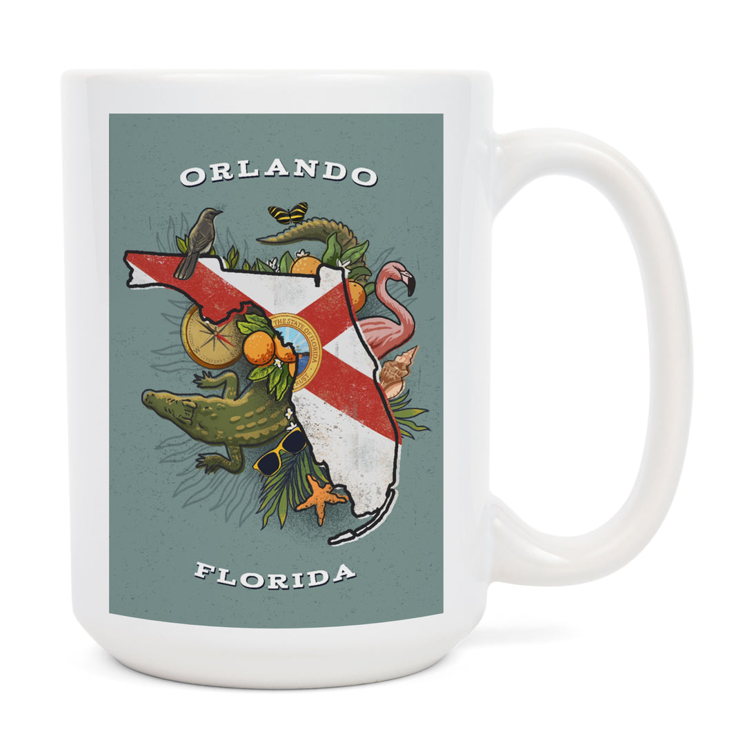 Orlando, Florida, State Treasure Trove, State Series, Ceramic Mug