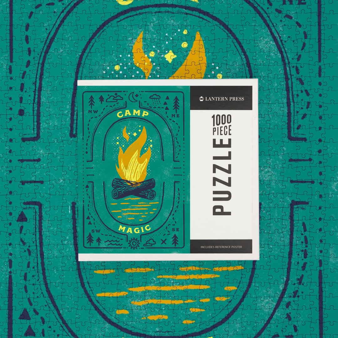 Lake Life Series, Camp Magic,, 1000 Piece Jigsaw Puzzle