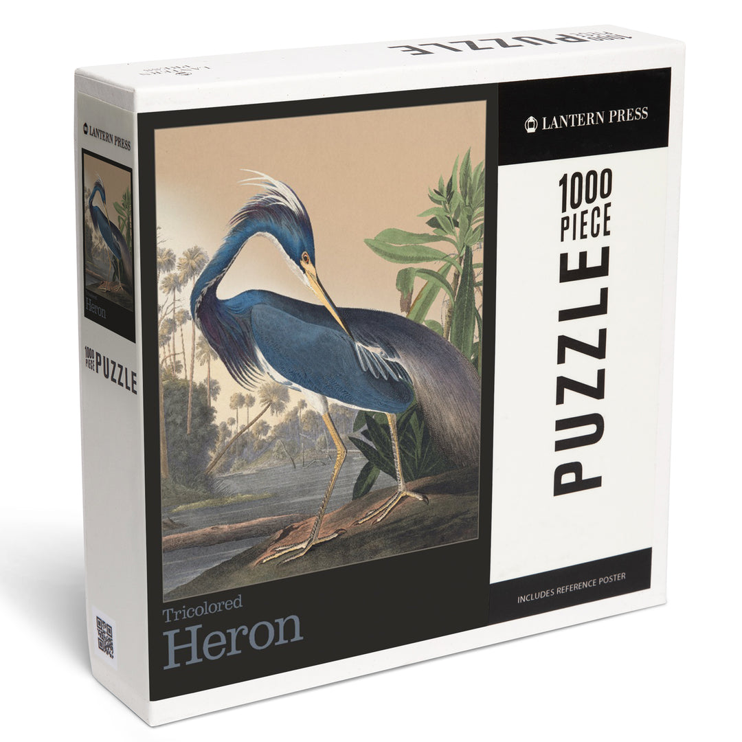 Audubon Birds of North America, Heron, 1000 Piece Jigsaw Puzzle