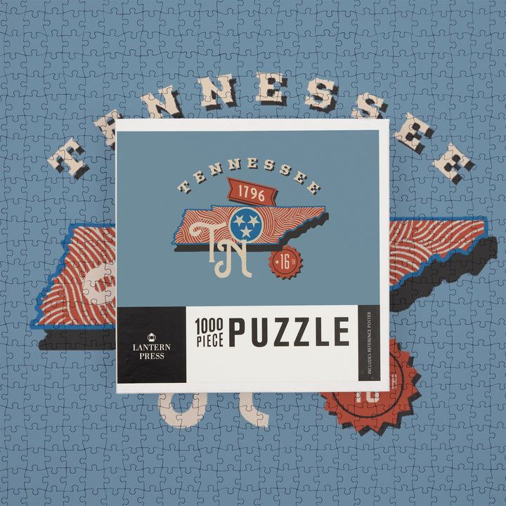 Tennessee, Statehood, State Series, Jigsaw Puzzle