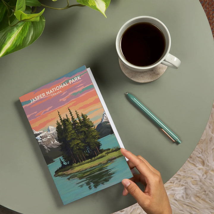 Lined 6x9 Journal, Jasper National Park, Canada, Lay Flat, 193 Pages, FSC paper
