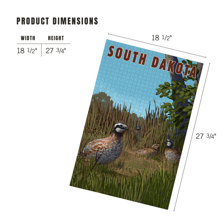 South Dakota, Pheasants, Jigsaw Puzzle
