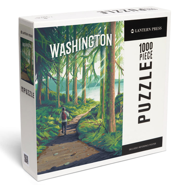 Washington, Walk In The Woods, Day Hike, 1000 Piece Jigsaw Puzzle