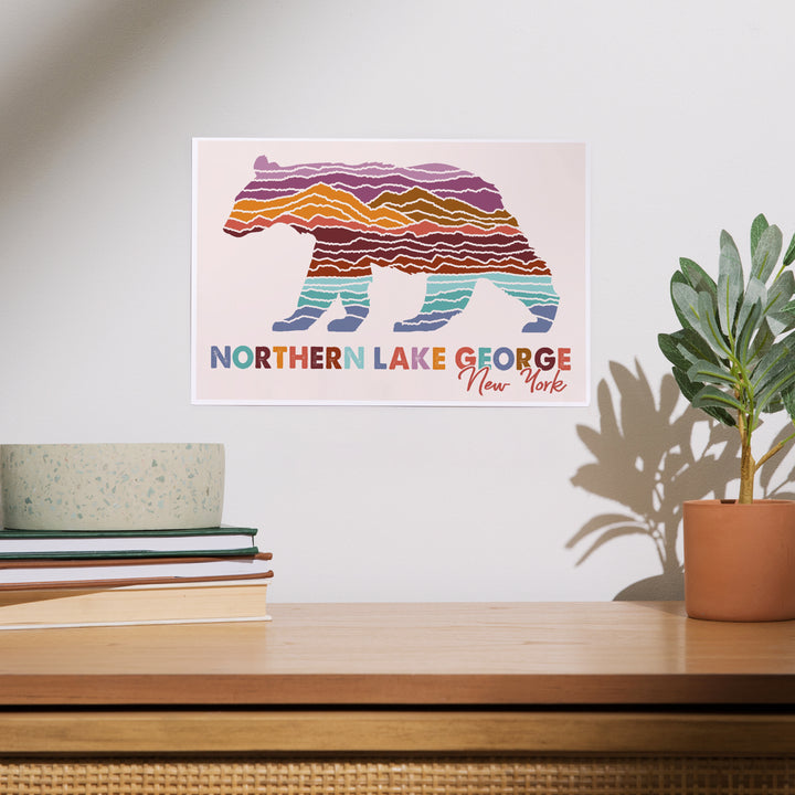 Northern Lake George, New York, Bear, Wander More Collection, Art & Giclee Prints
