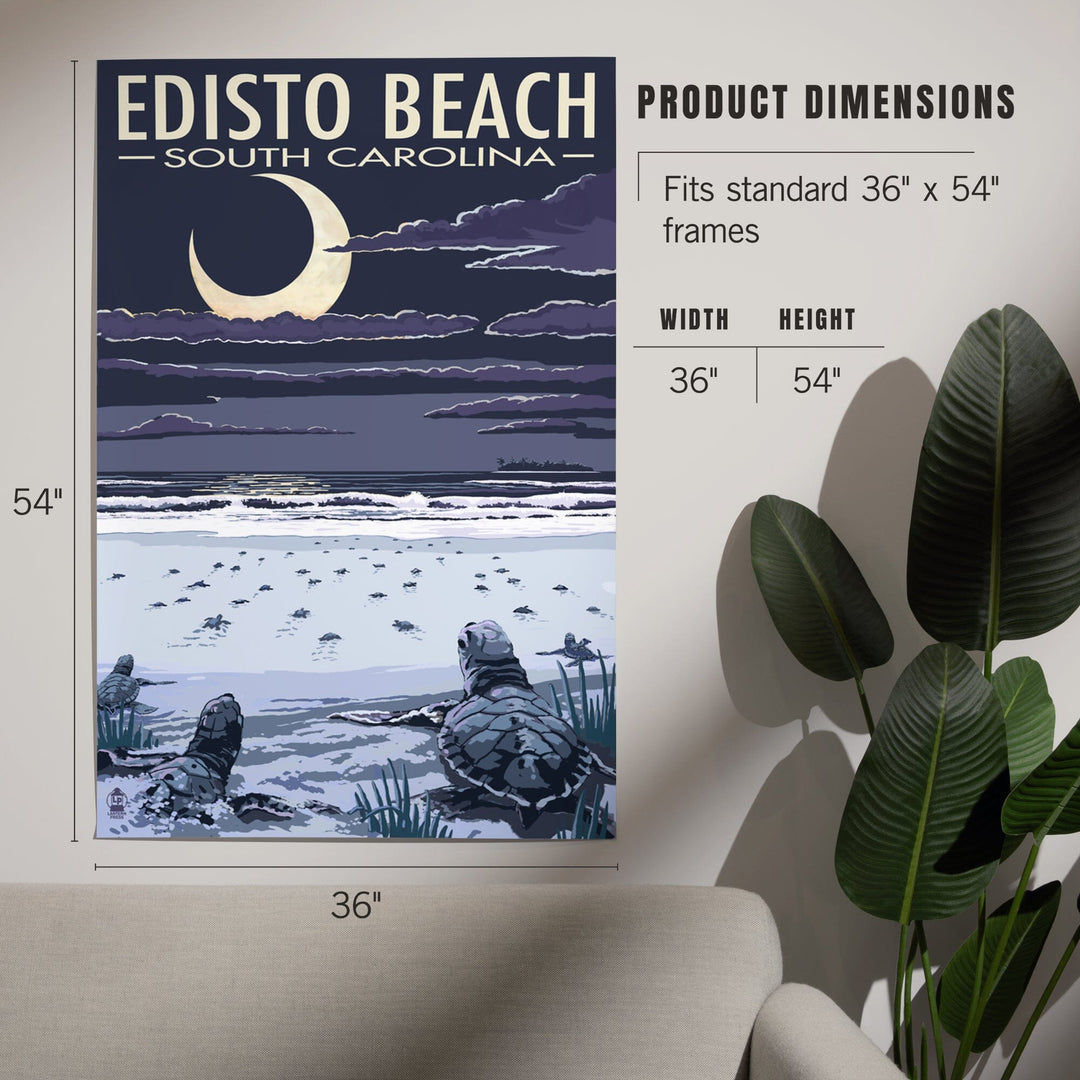 Edisto Beach, South Carolina, Sea Turtles Hatching, Art & Giclee Prints Art Lantern Press 