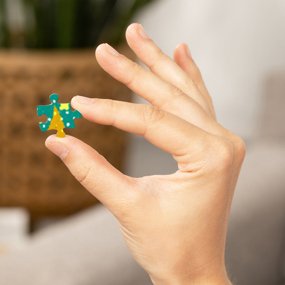 White Salmon, Washington, Lake Life Series, Camp Magic,, 1000 Piece Jigsaw Puzzle