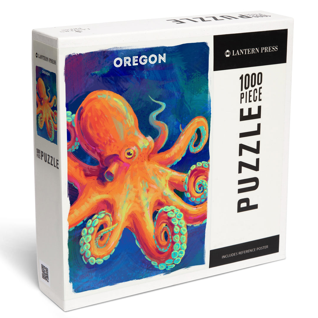 Oregon, Vivid, Octopus, 1000 Piece Jigsaw Puzzle