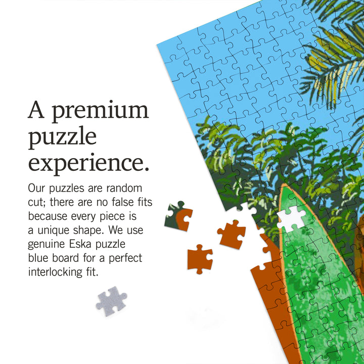 Maui, Surfboard Fence, Jigsaw Puzzle