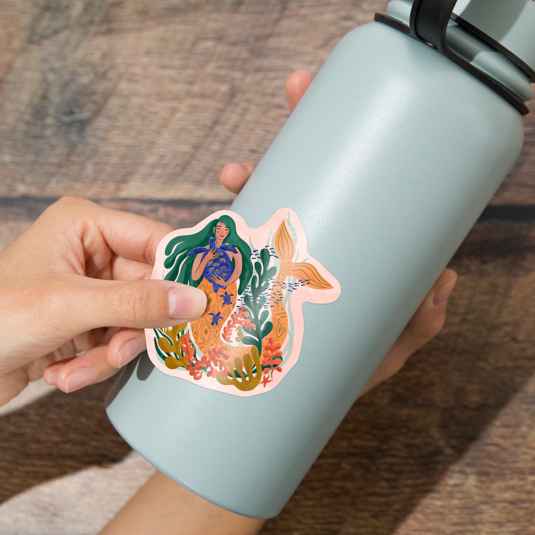 Friend Of The Deep, Mermaid, Vinyl Sticker