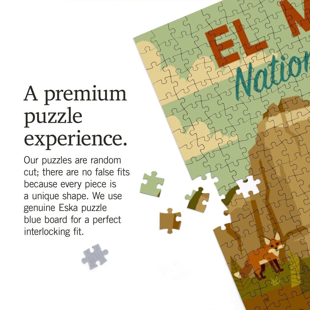 El Malpais, National Monument, Geometric, Jigsaw Puzzle Puzzle Lantern Press 
