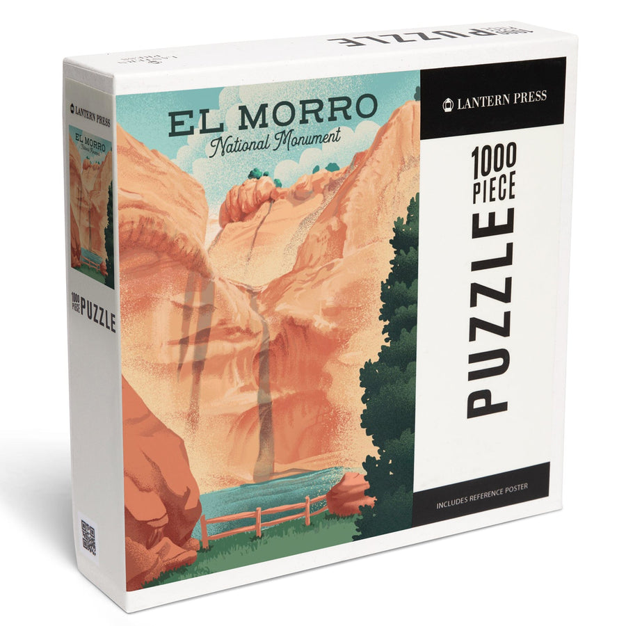 El Morro National Monument, New Mexico, The Pool, Litho, Jigsaw Puzzle Puzzle Lantern Press 