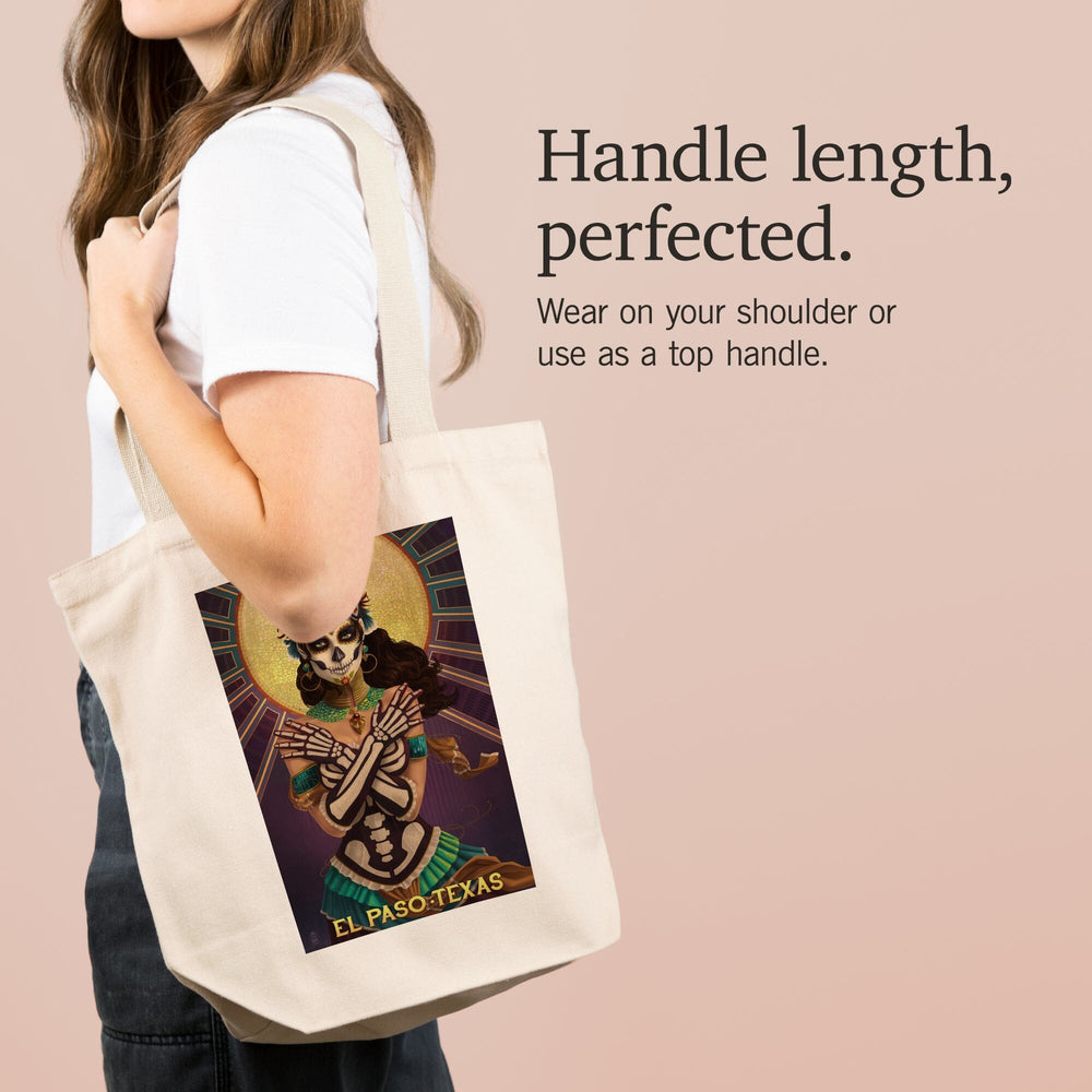 El Paso, Texas, Day of the Dead Crossbones, Tote Bag Totes Lantern Press 