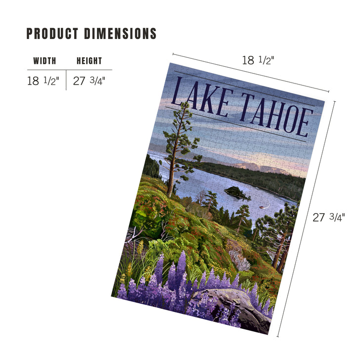 Emerald Bay State Park, Lake Tahoe, Jigsaw Puzzle Puzzle Lantern Press 