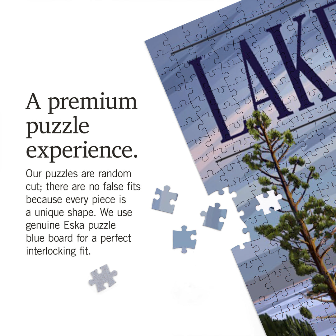 Emerald Bay State Park, Lake Tahoe, Jigsaw Puzzle Puzzle Lantern Press 