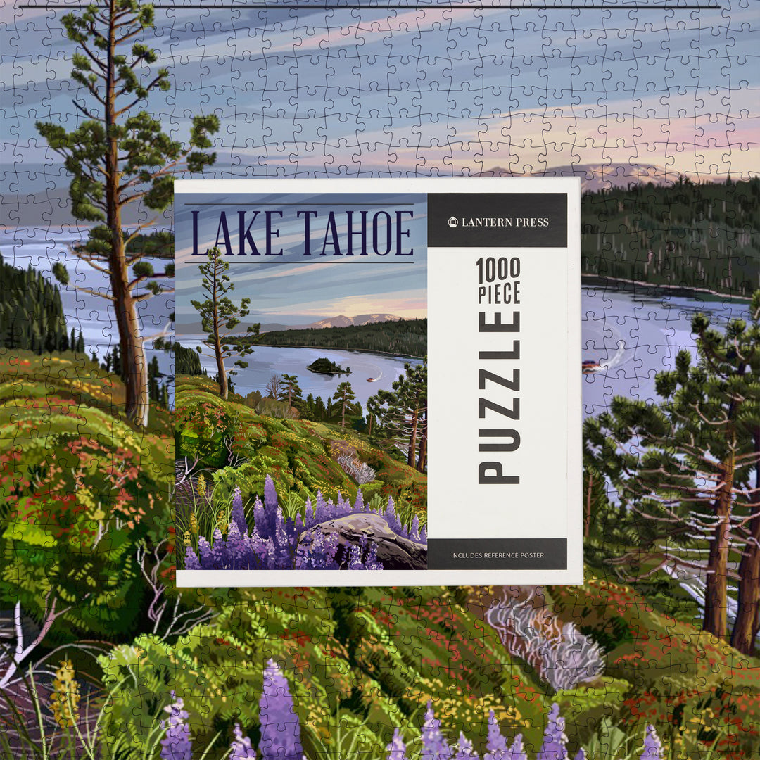 Emerald Bay State Park, Lake Tahoe, Jigsaw Puzzle Puzzle Lantern Press 