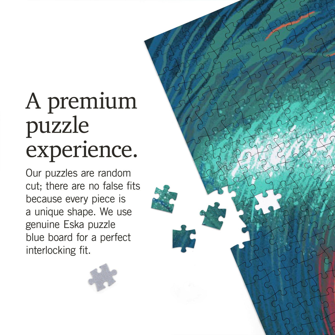 Epic Wave, Jigsaw Puzzle Puzzle Lantern Press 