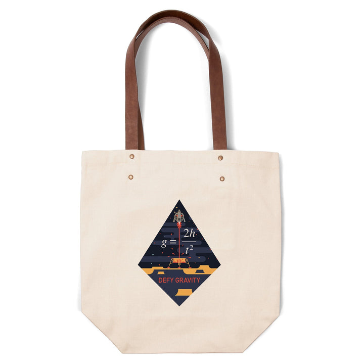 Equations and Emojis Collection, Lunar Lander, Defy Gravity, Contour, Accessory Go Bag - Lantern Press