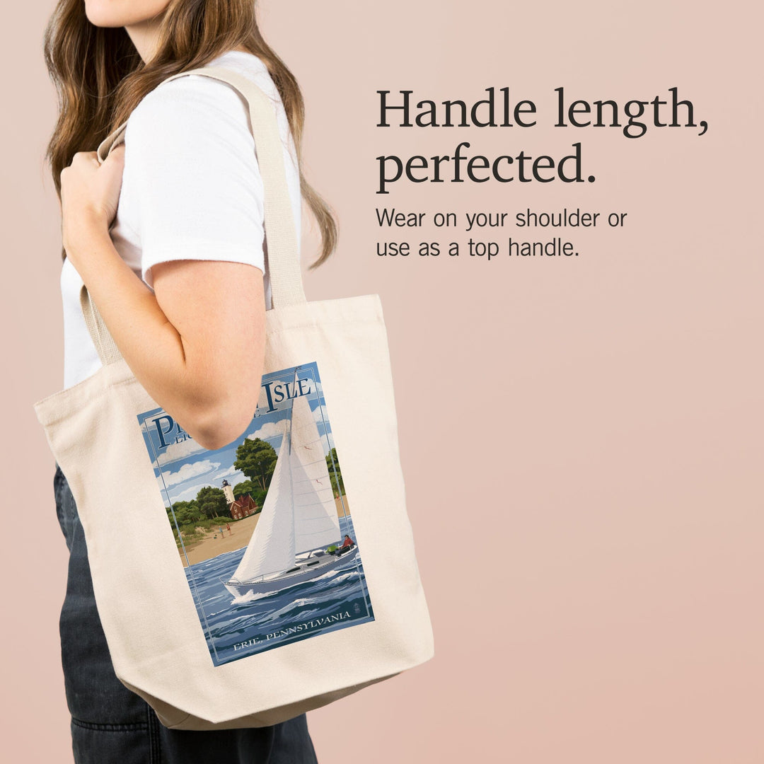 Erie, Pennsylvania, Presque Isle Lighthouse, Tote Bag Totes Lantern Press 