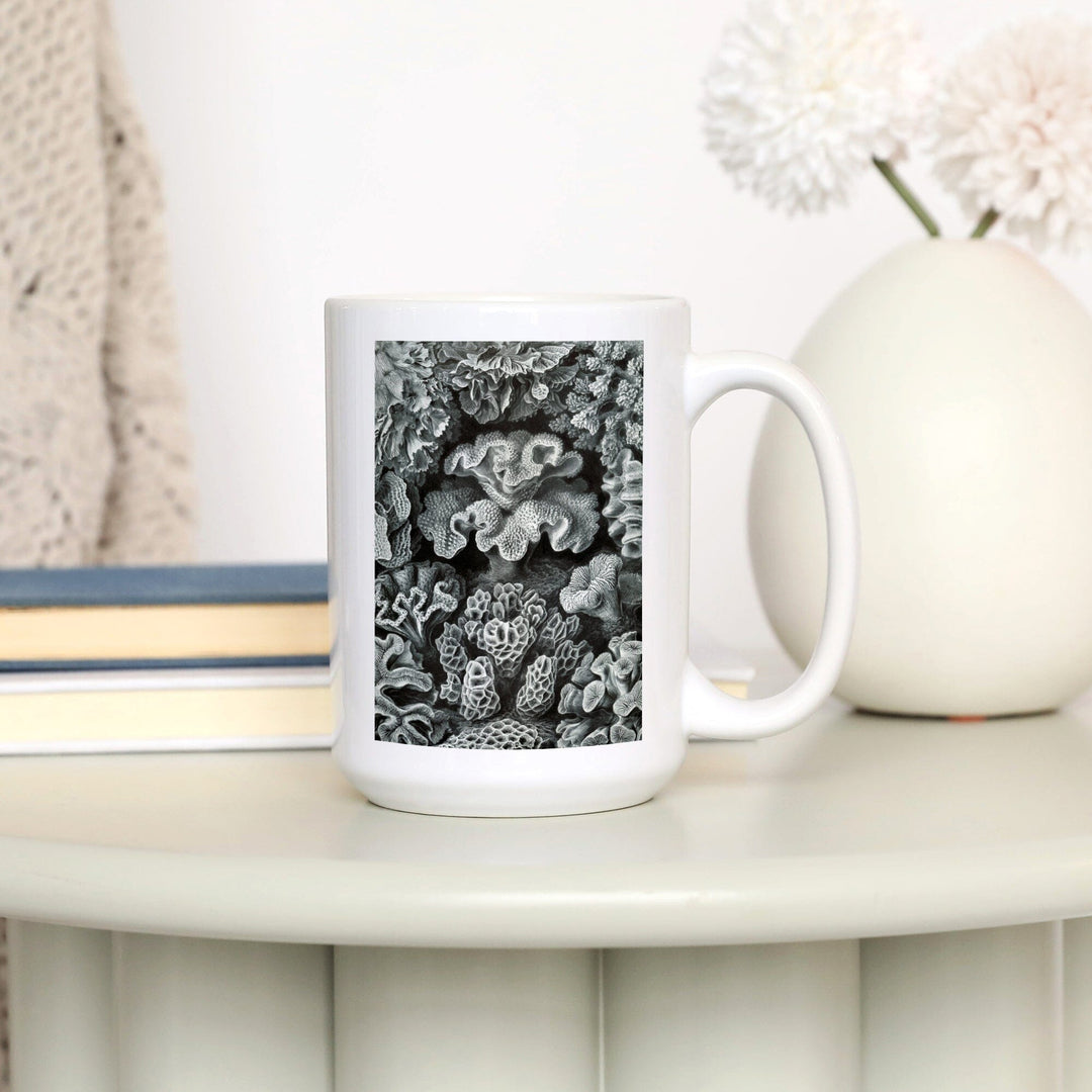 Ernst Haeckel, Hexacoralla, Lantern Press Artwork, Ceramic Mug Mugs Lantern Press 