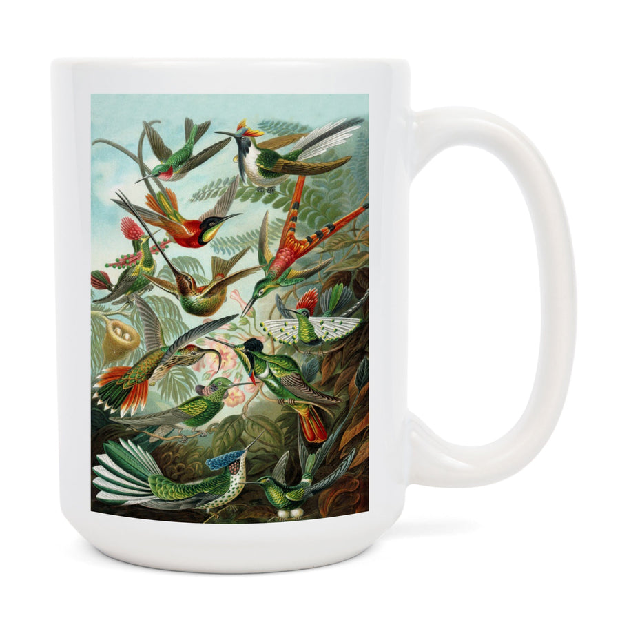 Ernst Haeckel, Trochilidae, Lantern Press Artwork, Ceramic Mug Mugs Lantern Press 