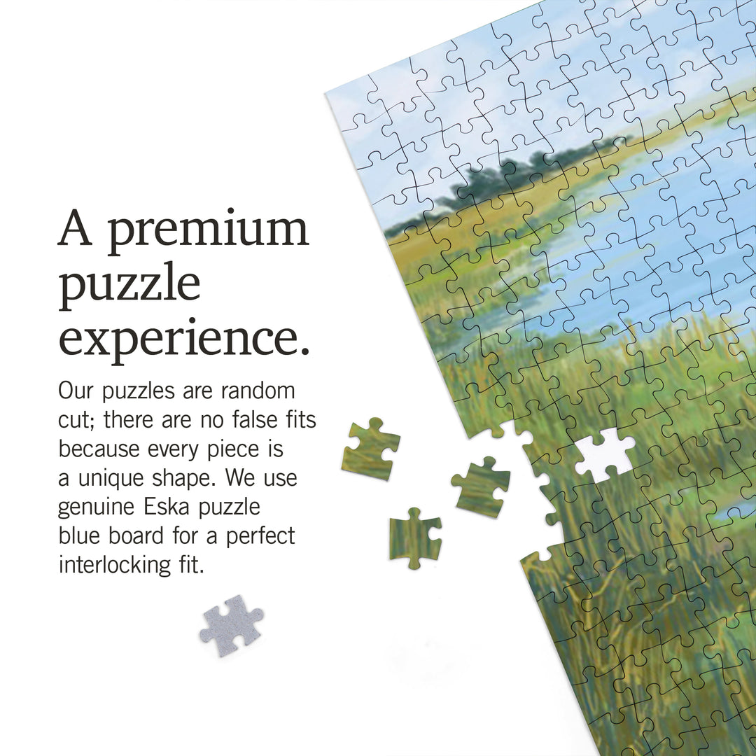Everglades National Park, Alligator, Jigsaw Puzzle Puzzle Lantern Press 