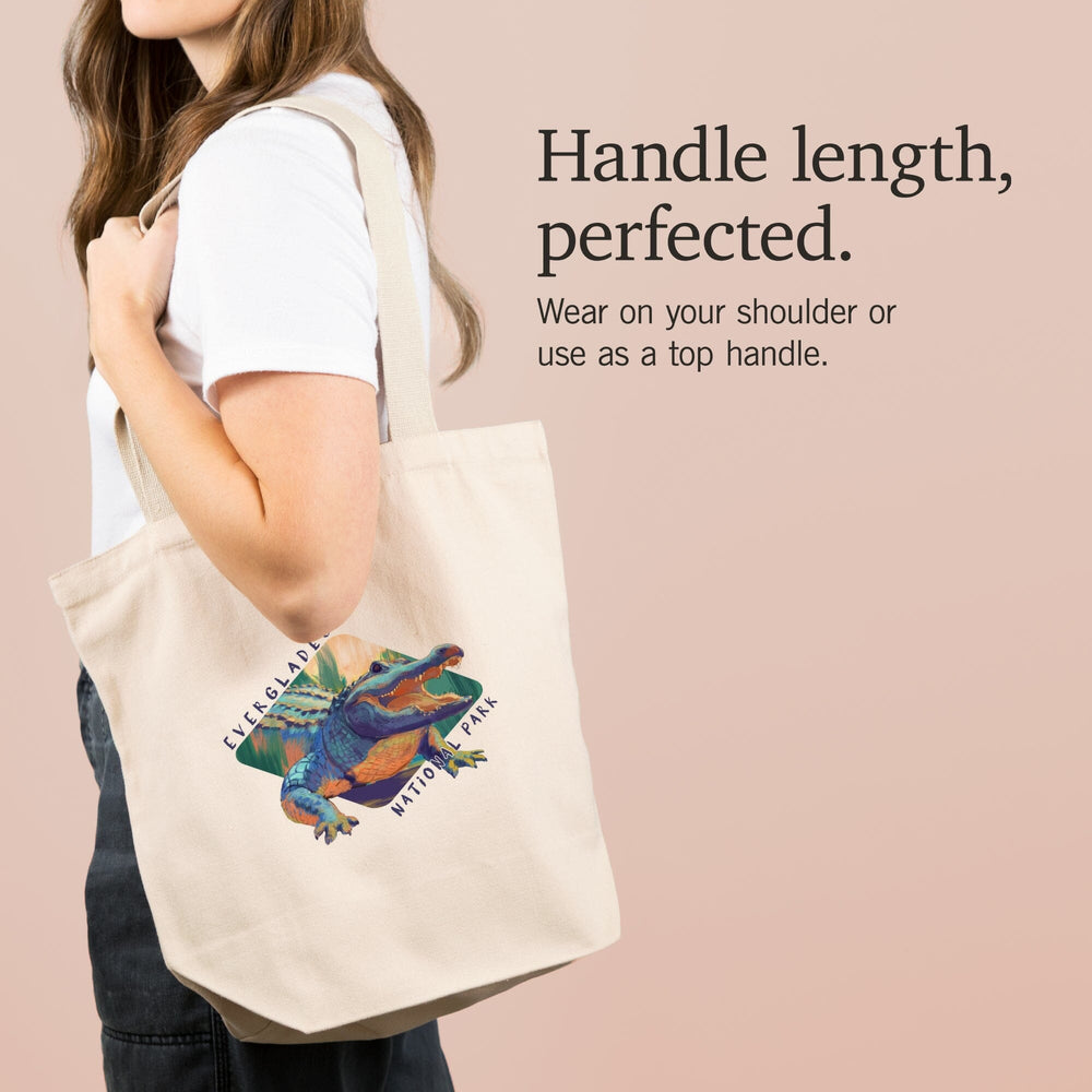 Everglades National Park, Florida, Alligator, Vivid,, Tote Bag Totes Lantern Press 