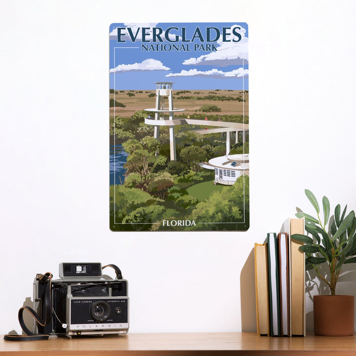 Everglades National Park, Florida, Shark Valley Tower, Metal Signs Metal Lantern Press 