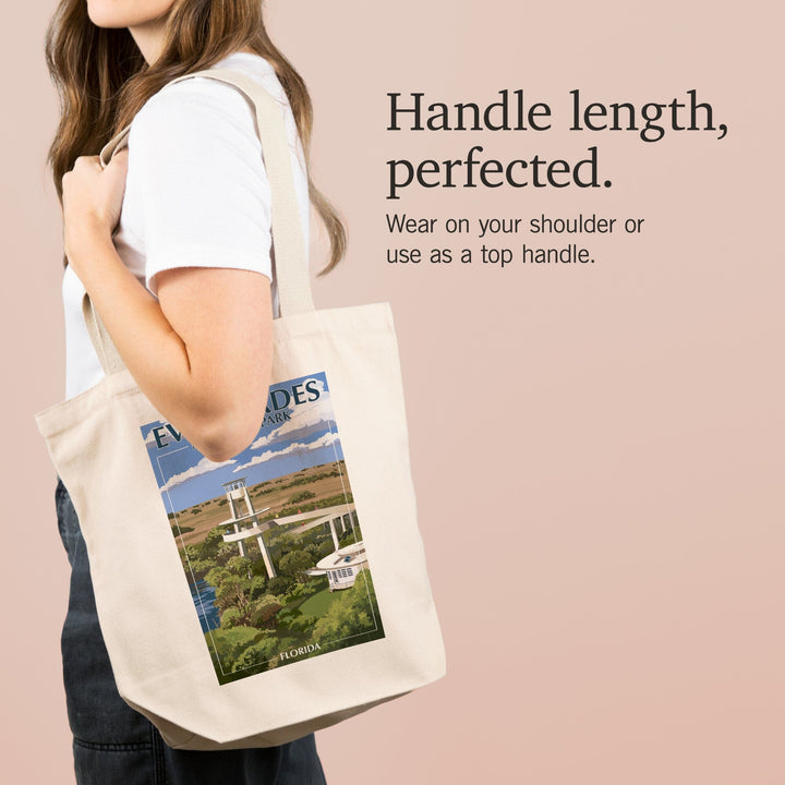 Everglades National Park, Florida, Shark Valley Tower, Tote Bag Totes Lantern Press 
