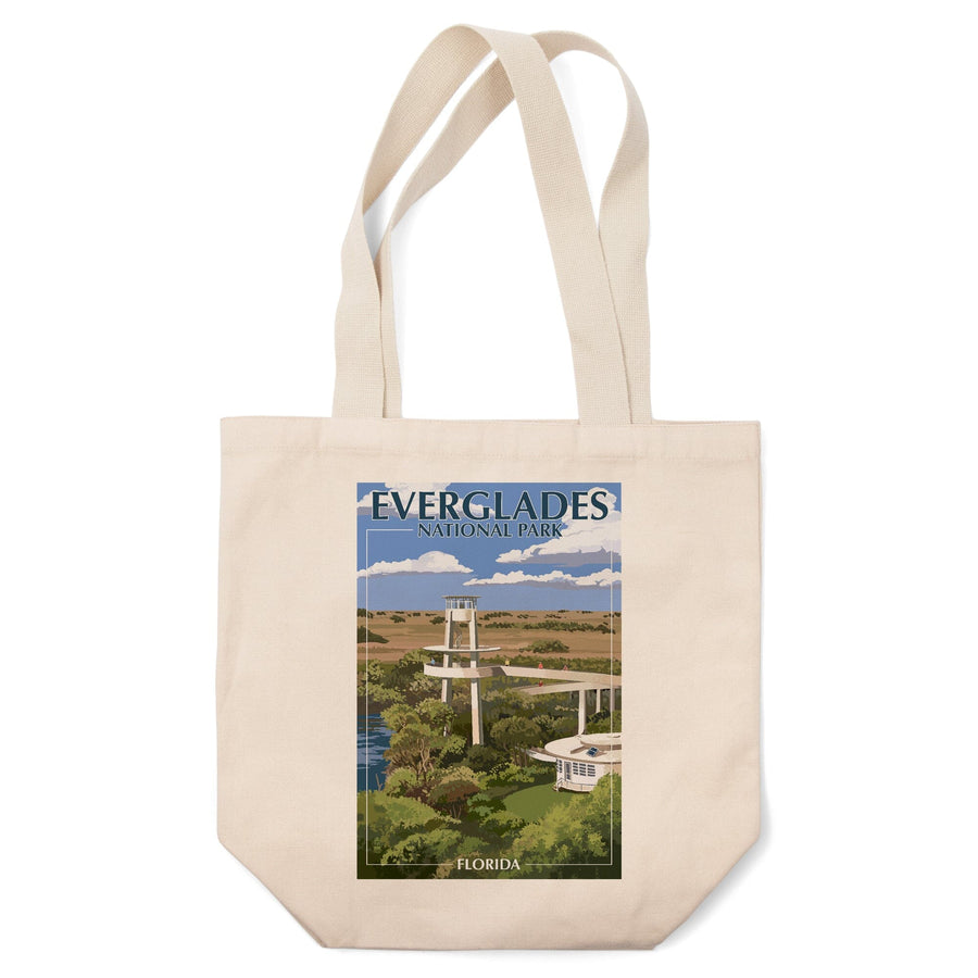 Everglades National Park, Florida, Shark Valley Tower, Tote Bag Totes Lantern Press 