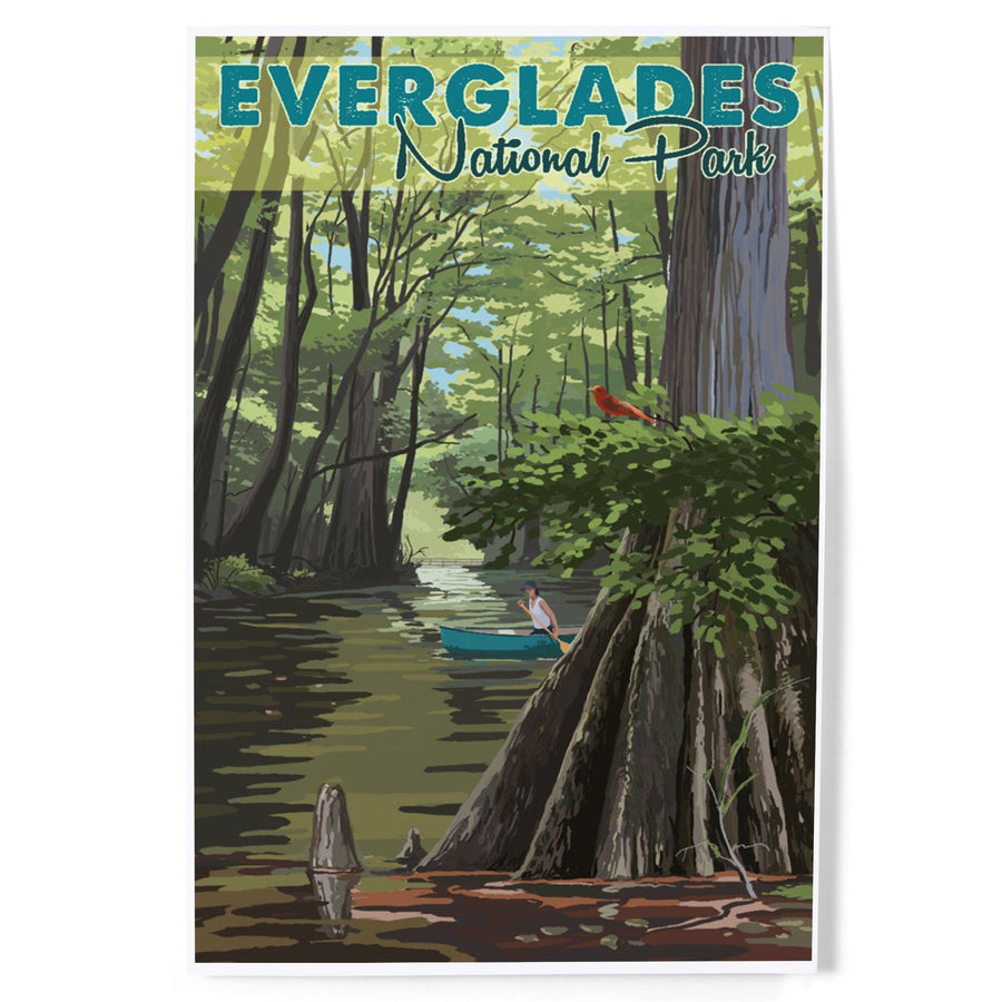 Everglades National Park, River View, Art & Giclee Prints Art Lantern Press 