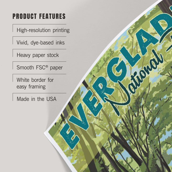 Everglades National Park, River View, Art & Giclee Prints Art Lantern Press 