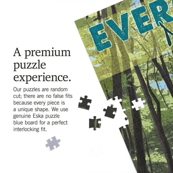 Everglades National Park, River View, Jigsaw Puzzle Puzzle Lantern Press 