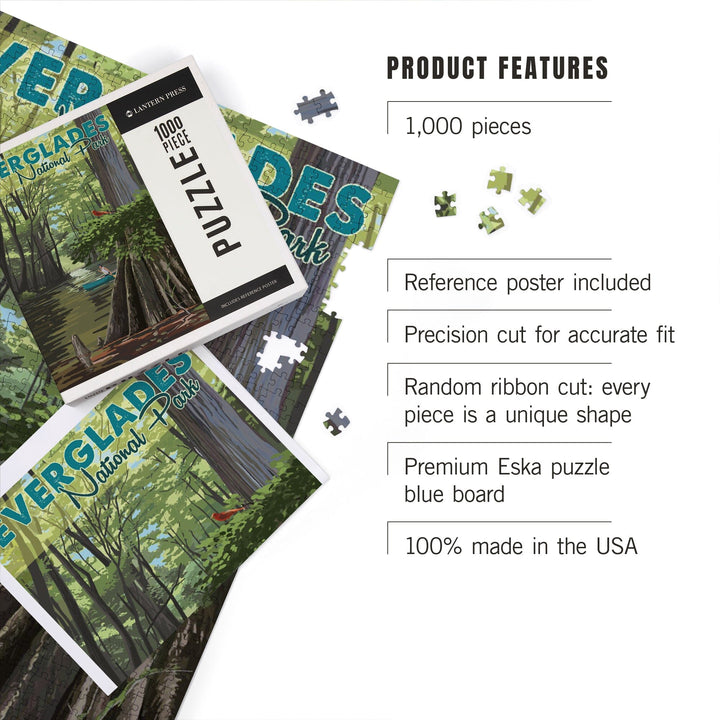 Everglades National Park, River View, Jigsaw Puzzle Puzzle Lantern Press 