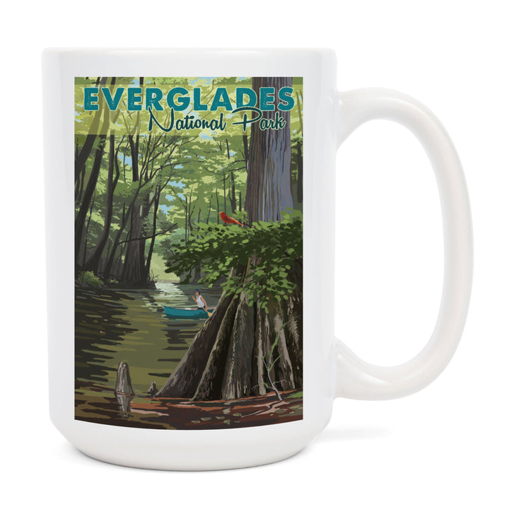 Everglades National Park, River View, Lantern Press Artwork, Lantern Press Artwork, Ceramic Mug Mugs Lantern Press 