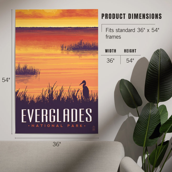 Everglades National Park, Sunset, Art & Giclee Prints Art Lantern Press 