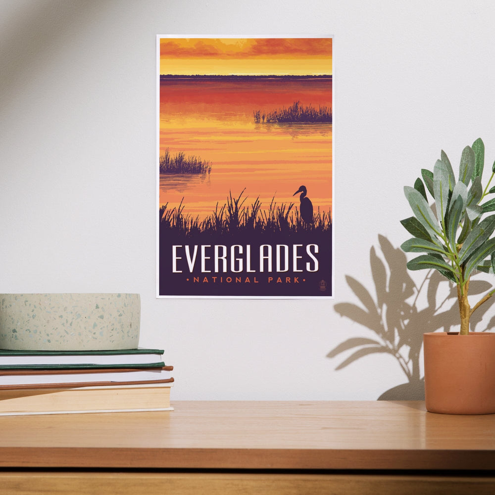 Everglades National Park, Sunset, Art & Giclee Prints Art Lantern Press 