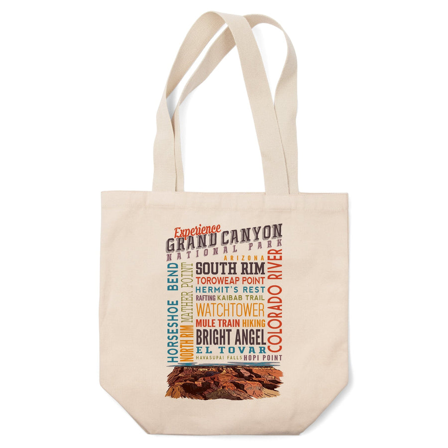 Experience Grand Canyon National Park, Arizona, Tote Bag Totes Lantern Press 